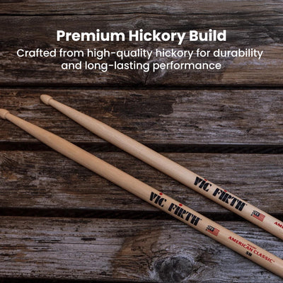 Vic Firth American Classic 5B Drumsticks - 4 Pack