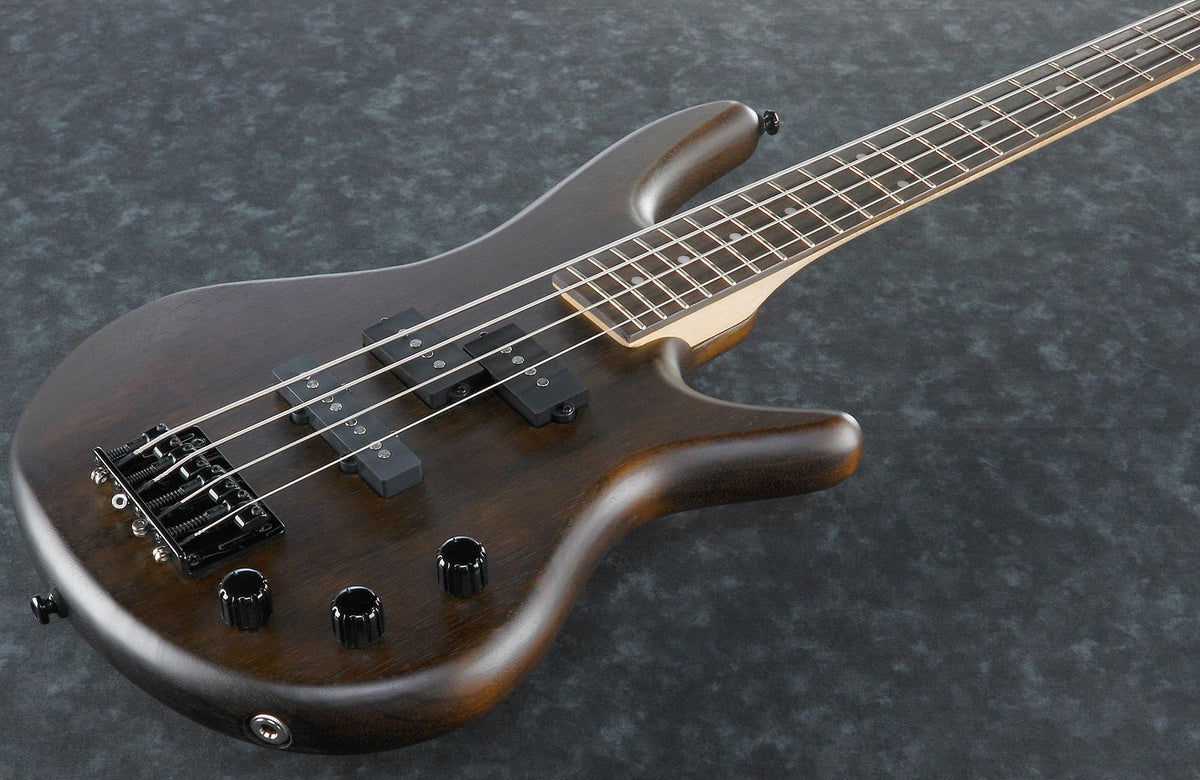 Ibanez GSRM20B SR Gio miKro Short-Scale Bass Guitar - Walnut Flat w/ Gig Bag