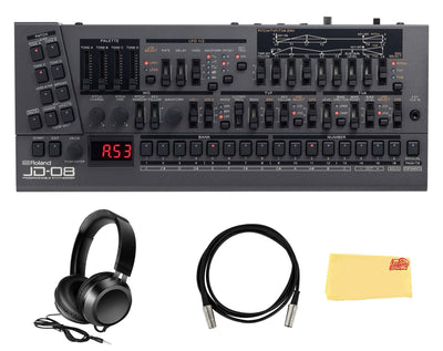 Roland JD-08 Sound Module Programmable Synthesizer w/ MIDI Cable