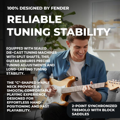 Fender Squier Affinity Stratocaster HSS - Natural