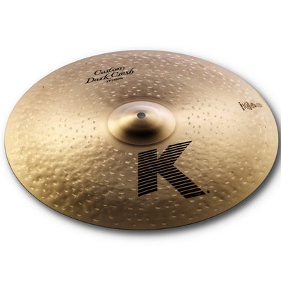 Zildjian K0952 17" K Custom Dark Crash Cymbal w/ Drumstick Bag