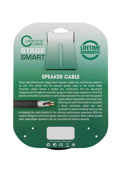 Cleartone 6-Foot Stage Smart Speaker Cable, 16 AWG - 3 Pack