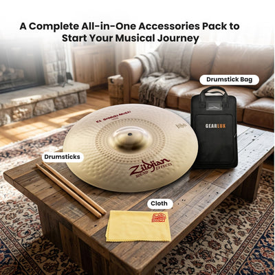 Zildjian A20017 17" El Sonido Multi Crash Ride Cymbal w/ Drumstick Bag
