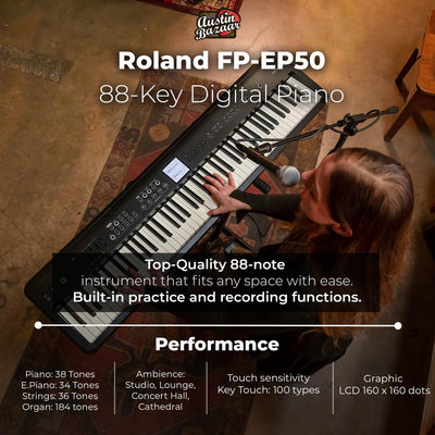 Roland FP-E50 88-Key Digital Piano w/ Adjustable Stand