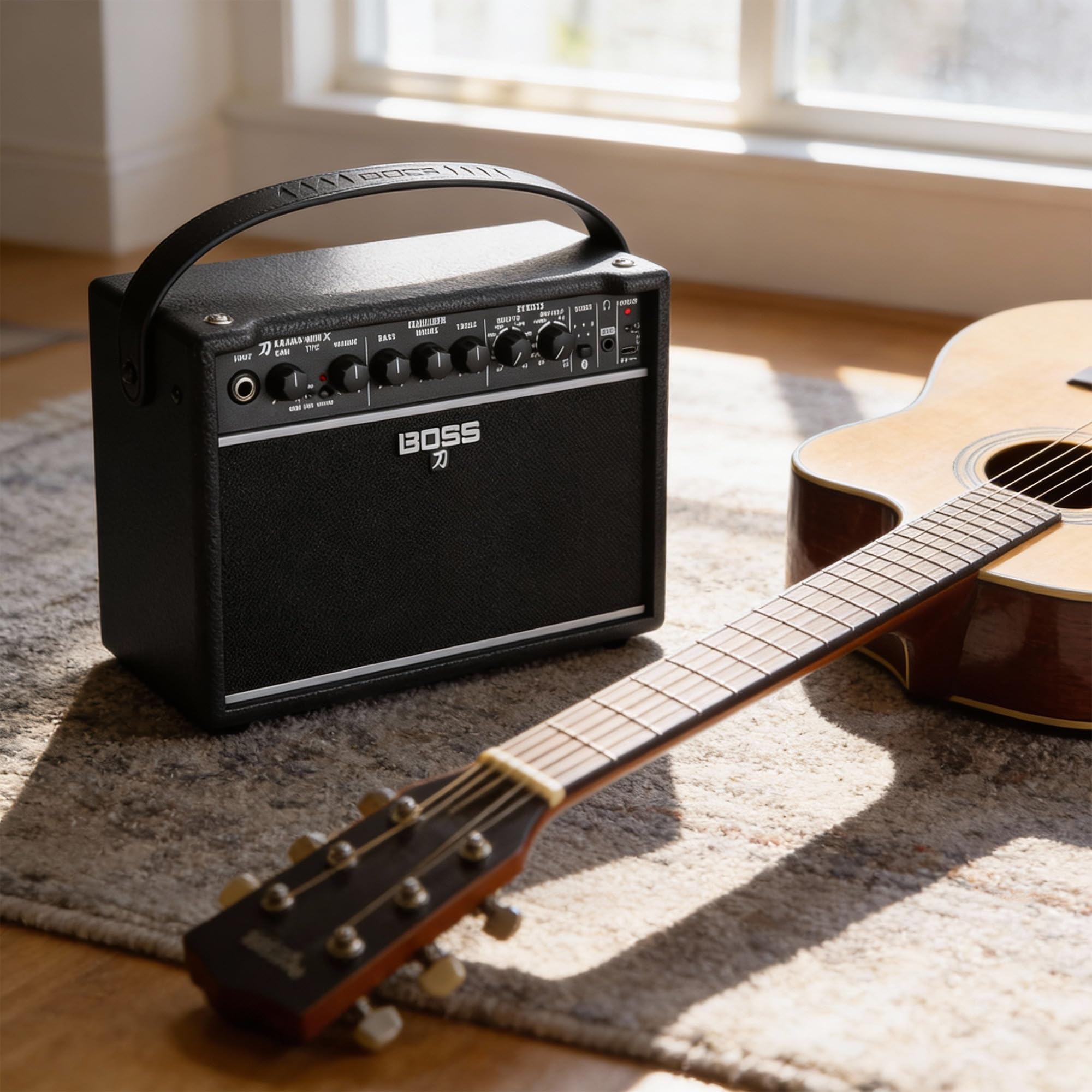 Boss Katana-Mini X 10-Watt 1x5-Inch Portable Guitar Amplifier w/ Instrument Cable