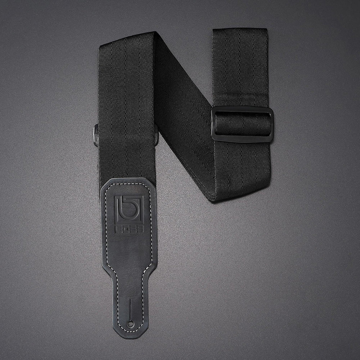 BOSS BSB-20 2-Inch Seatbelt Guitar Strap - Black w/ Picks