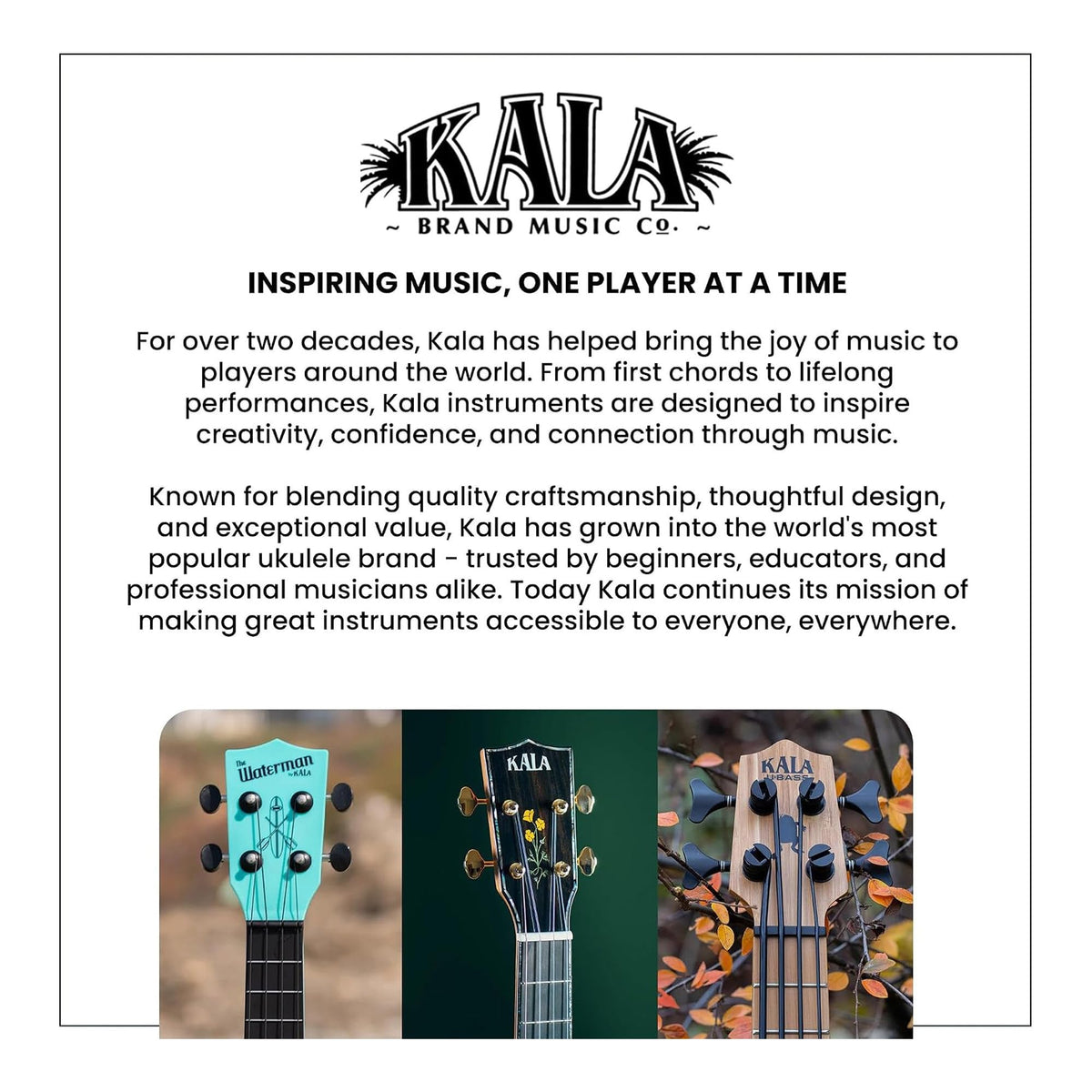 Kala KA-15C Satin Mahogany Concert Ukulele w/ Gig Bag