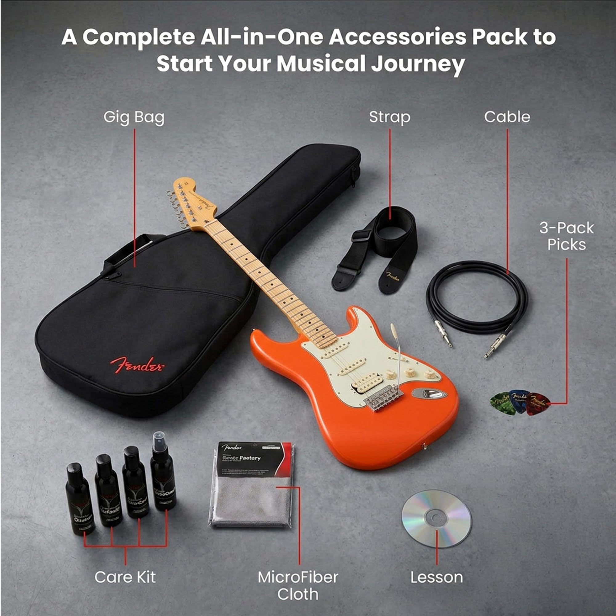 Fender Player II Stratocaster - Rallye Orange