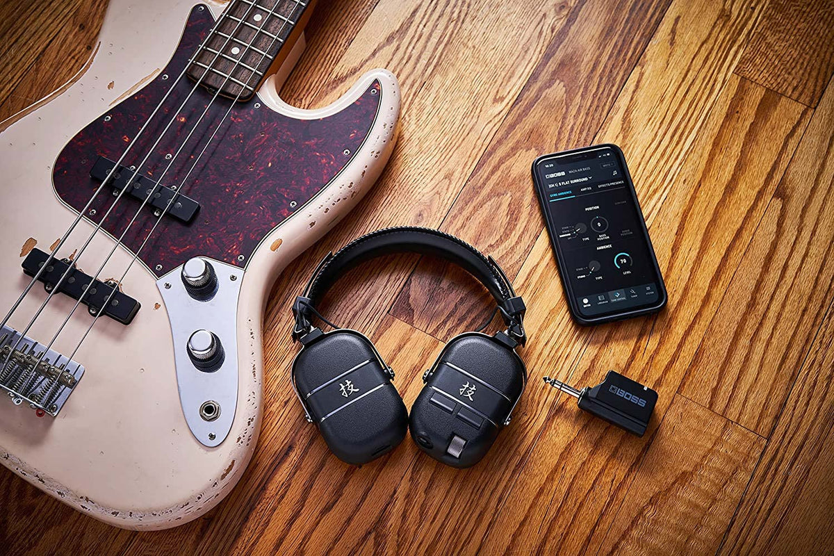 Boss Waza-Air Bass Wireless Personal Guitar Amplification System w/ Instrument Cable