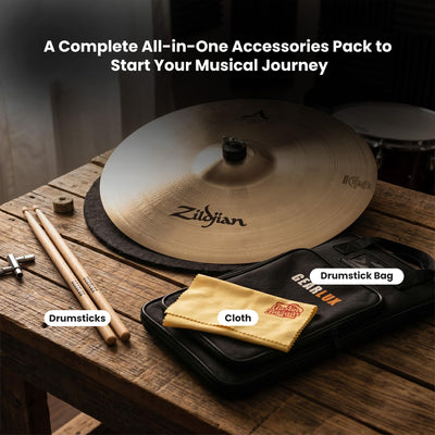 Zildjian A0421 20" A Zildjian Classic Orchestral Suspended Cymbal w/ Drumstick Bag