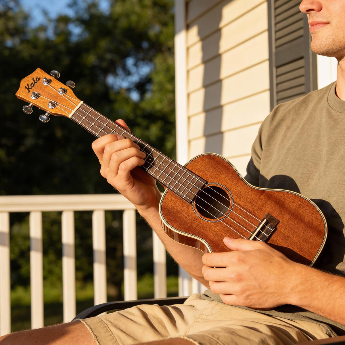 Kala KA-CG Glossed Mahogany Concert Ukulele w/ Hard Case