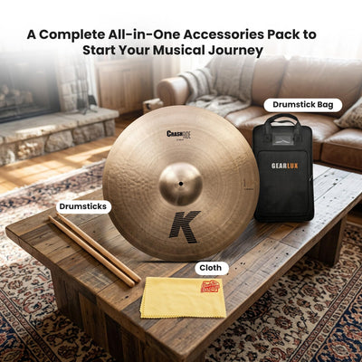 Zildjian K20835 21" K Crash Ride Cymbal w/ Drumstick Bag