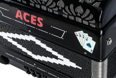 Hohner Hohnica Aces II 34-Button Accordion with 3 Registers - GCF w/ Gig Bag