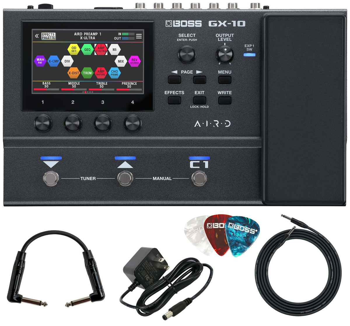 Boss GX-10 Guitar Effects Processor w/ Power Supply
