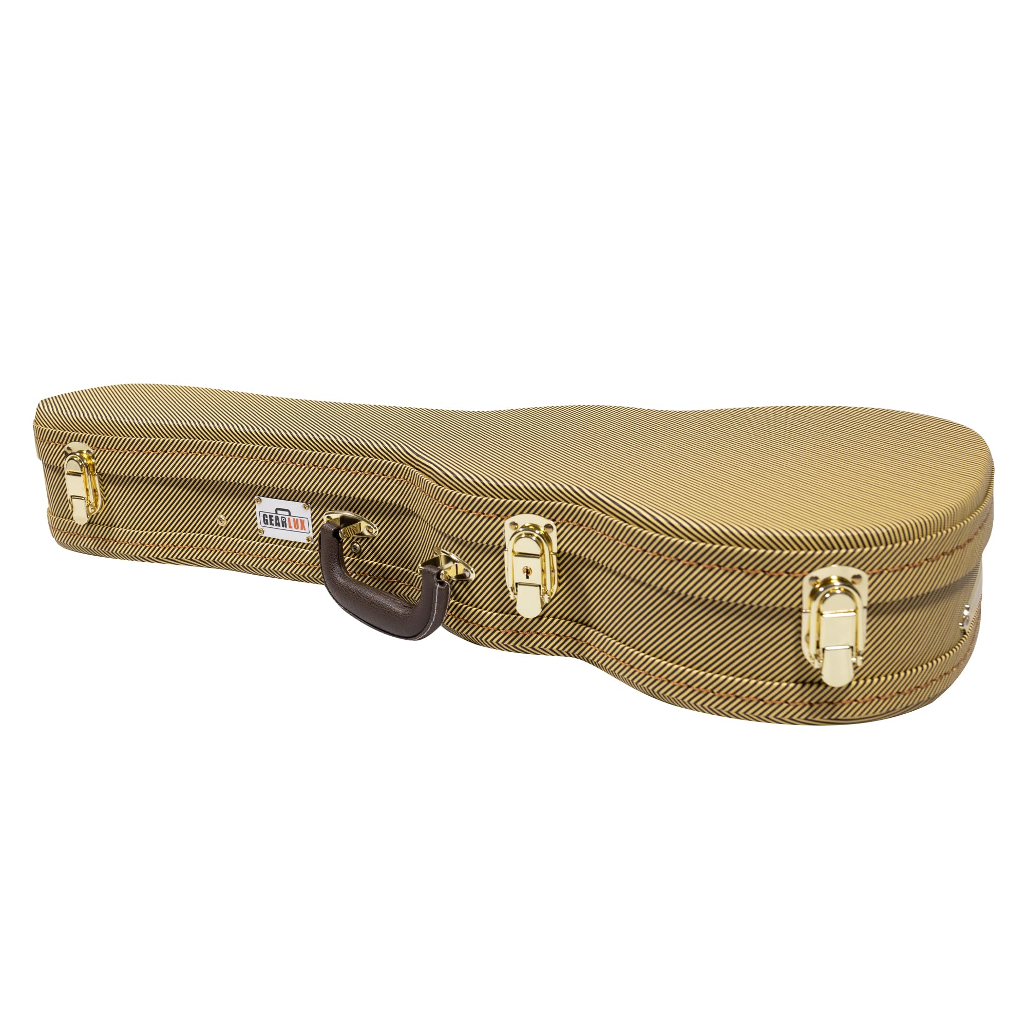 Gearlux Wooden Tenor Ukulele Case - Tweed