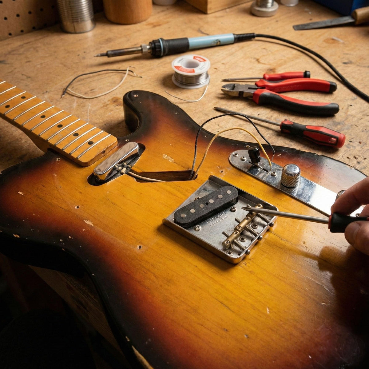 Fender Original Telecaster Pickups w/ Instrument Cable