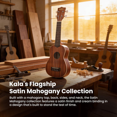 Kala KA-S Satin Mahogany Soprano Ukulele