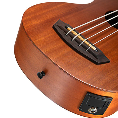 Kala U-BASS-NOMAD-FS Nomad Mahogany U-Bass Acoustic-Electric Ukulele Bass