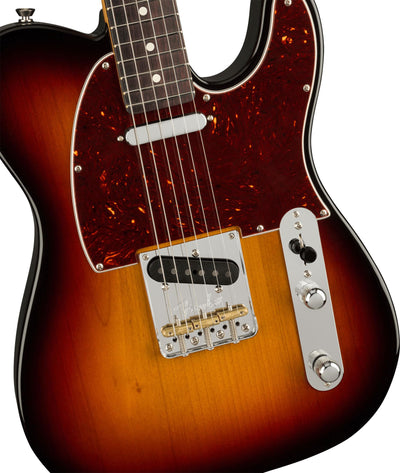 Fender American Professional II Telecaster - 3-Color Sunburst w/ Guitar Cleaning Kit