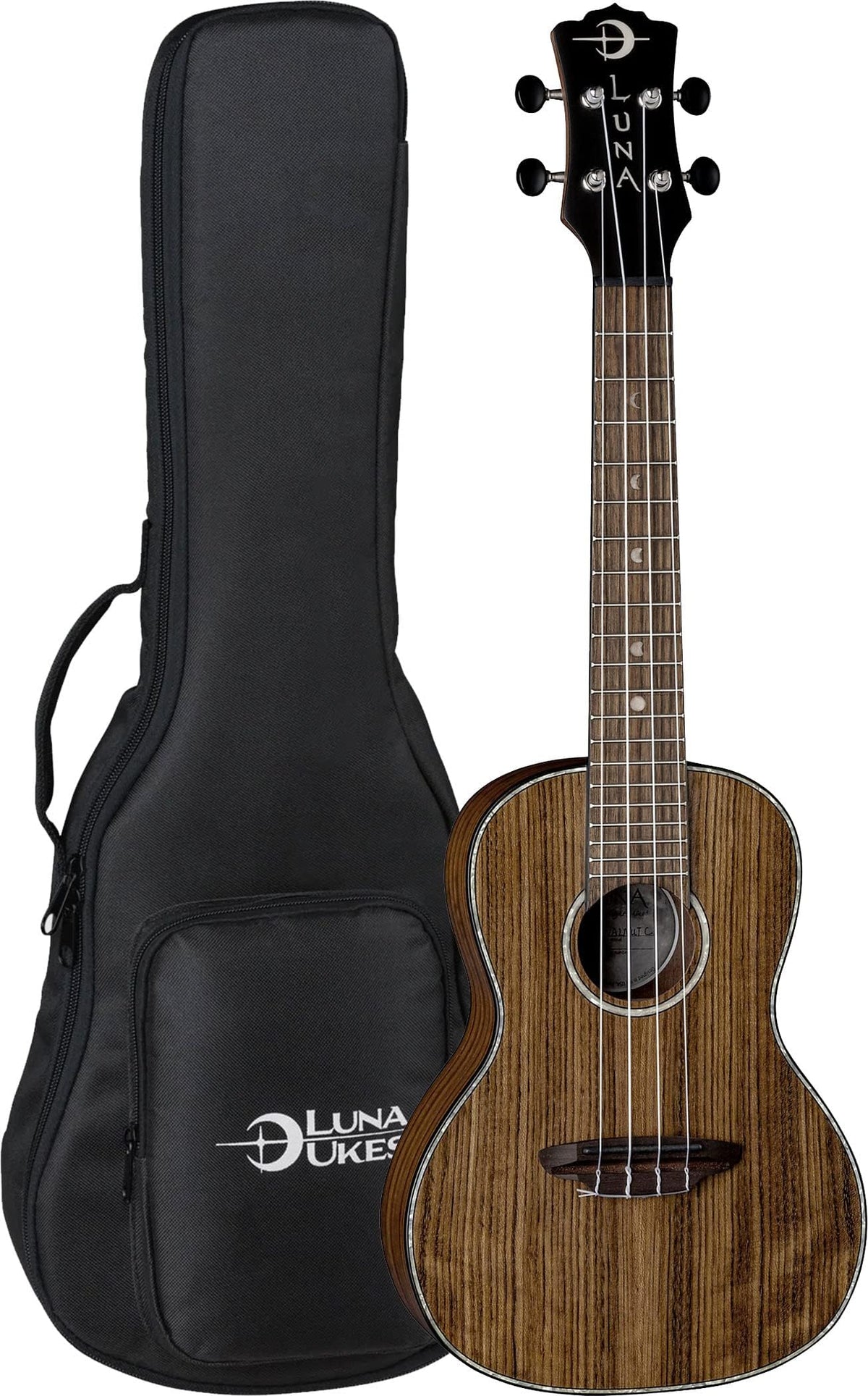 Luna Walnut Concert Ukulele w/ Gig Bag