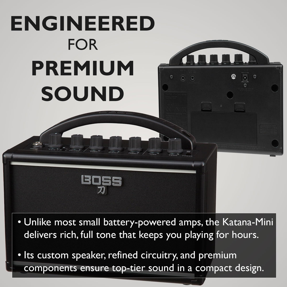 Boss Katana Mini Guitar Combo Amplifier w/ Power Supply