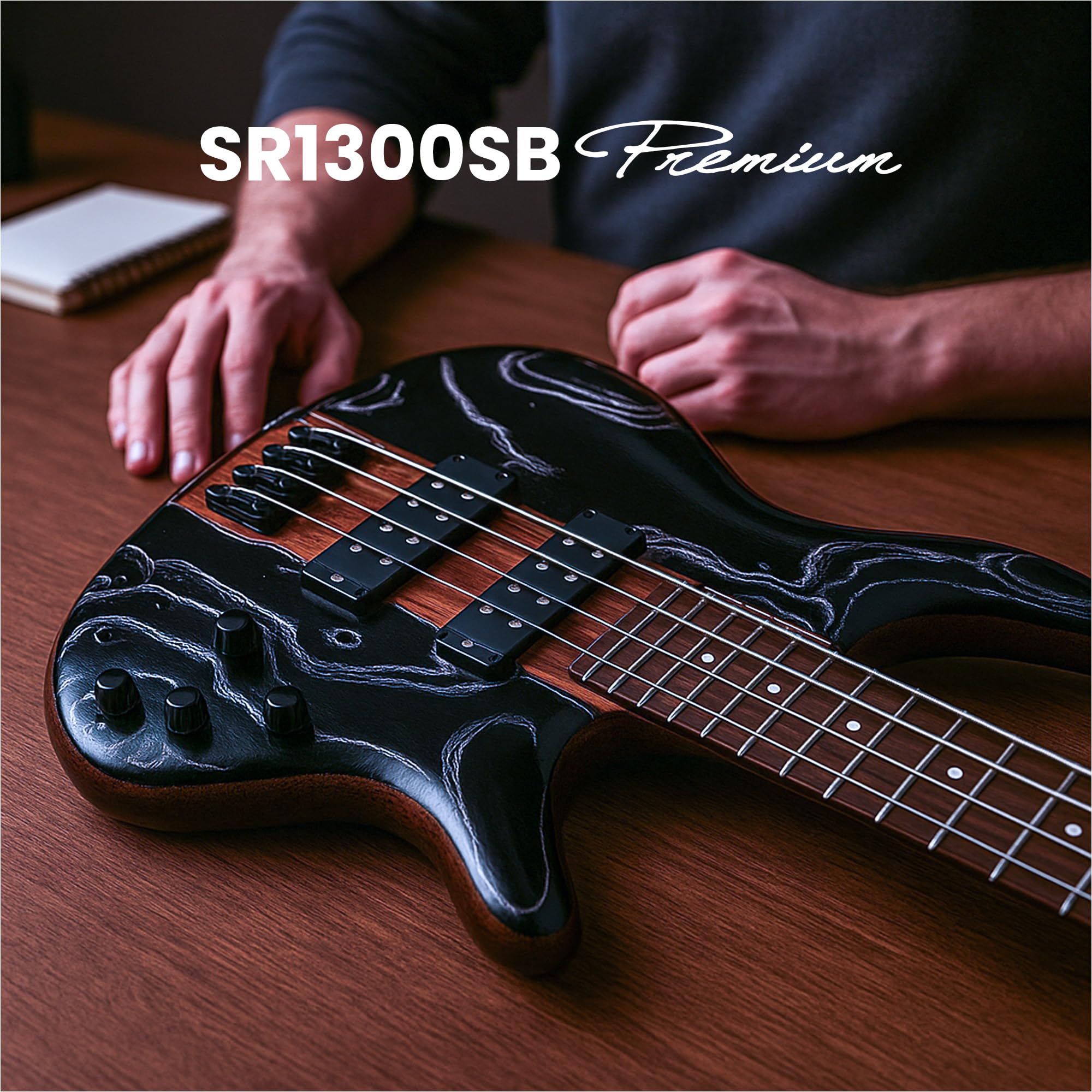 Ibanez SR1300SB SR Premium Bass Guitar - Magic Wave Low Gloss w/ Gig Bag