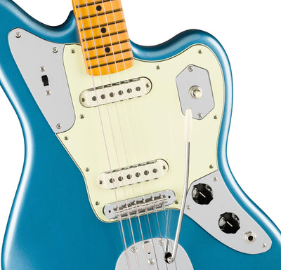 Fender American Professional Classic Jaguar - Faded Lake Placid Blue w/ Cleaning Kit