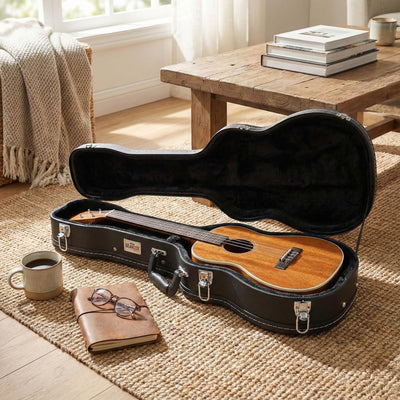 Gearlux UC100-B Baritone Ukulele Wooden Case