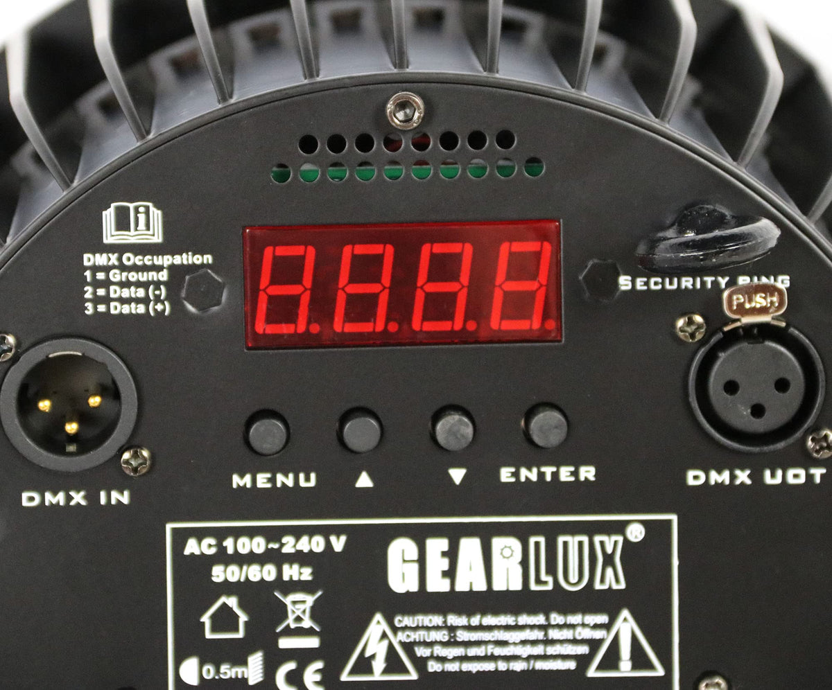 Gearlux SP186 18-LED 14-Watt RGBWA+UV Six-in-One LED PAR Stage Light