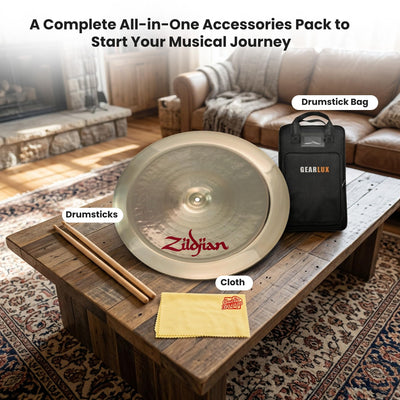 Zildjian A0620 20" FX China Trash Cymbal w/ Drumstick Bag