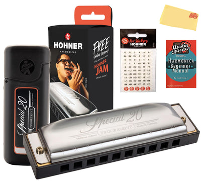 Hohner Special 20 Harmonica - Key of F w/ Key Stickers
