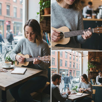 Barcelona Walnut Soprano Ukulele w/ Gig Bag