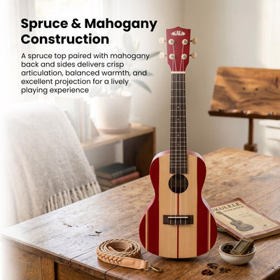 Kala KA-SURF-SURFSUP Surf's Up Concert Ukulele