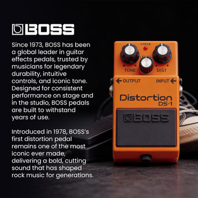 Boss DS-1 Distortion w/ Power Supply
