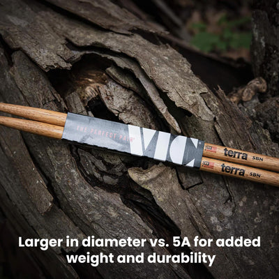 Vic Firth American Classic 5B Terra Nylon Tip Drumsticks - 12 Pack