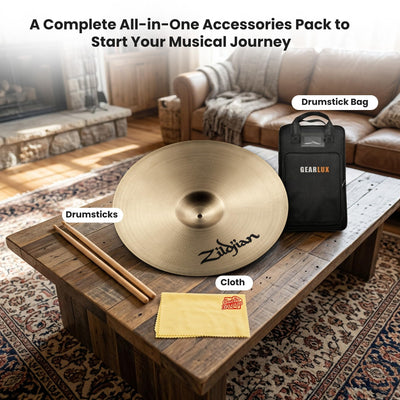 Zildjian A0450 20" A Symphonic Viennese Tone Cymbal - Single w/ Drumstick Bag