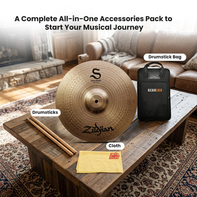 Zildjian S14TC 14" S Thin Crash Cymbal w/ Drumstick Bag