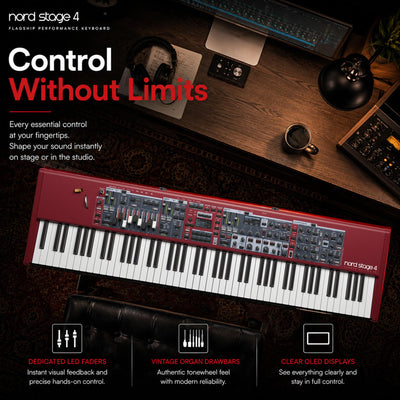 Nord Stage 4 88 Digital Piano w/ Adjustable Stand