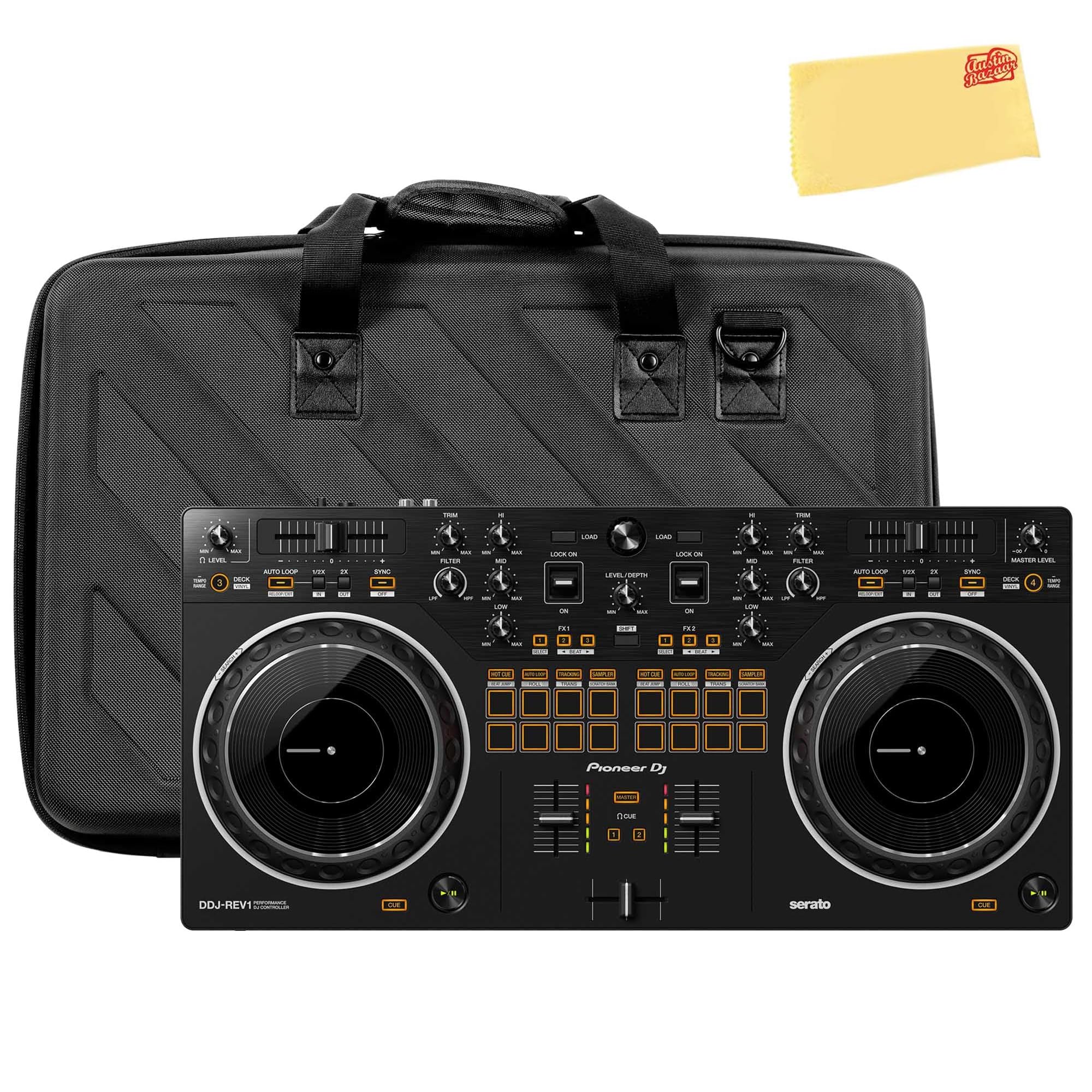Pioneer DJ DDJ-REV1 Scratch-Style 2-Channel DJ Controller w/ Case