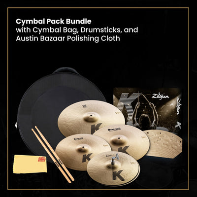 Zildjian K0800 K Cymbal Pack w/ Cymbal Bag