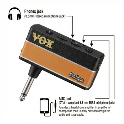 Vox AmPlug 3 Headphone Guitar Amplifier - Boutique w/ Headphones