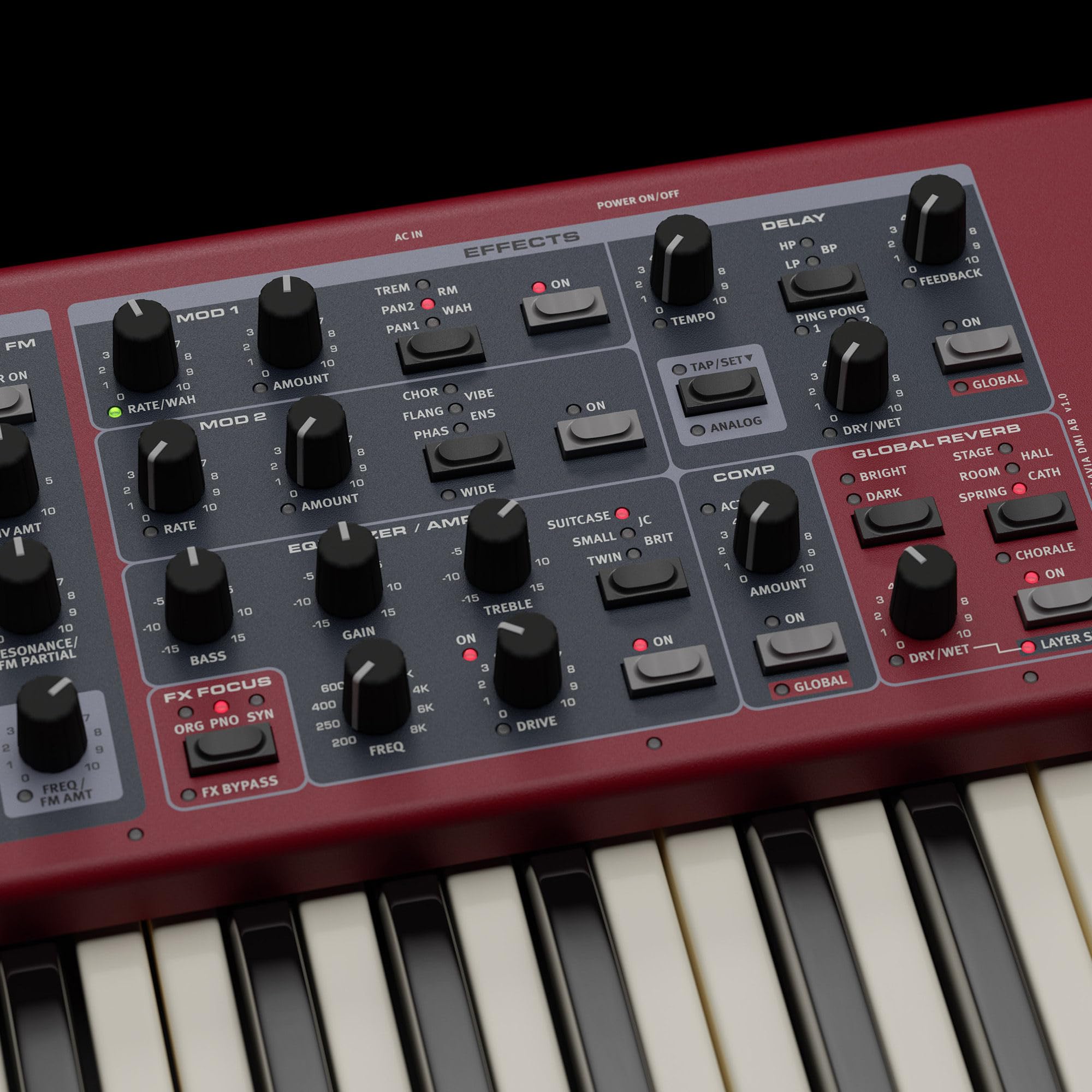 Nord Electro 7 73-Keys Semi-Weighted Waterfall Keyboard w/ Stand