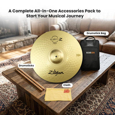 Zildjian ZP18CR 18" Planet Z Crash Ride Cymbal w/ Drumstick Bag