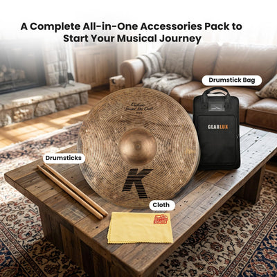 Zildjian K1419 18" K Custom Special Dry Crash Cymbal w/ Drumstick Bag