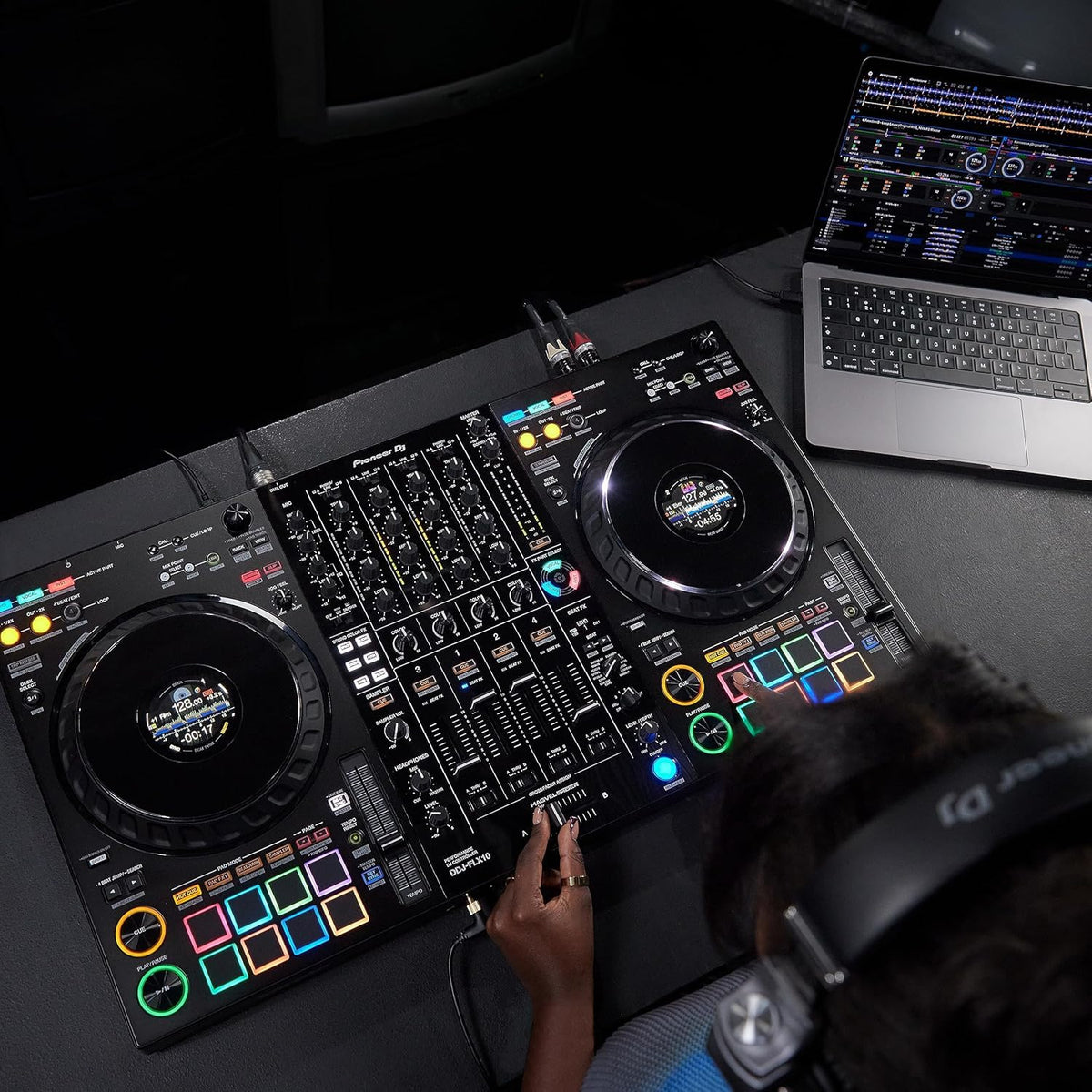 Pioneer DDJ-FLX10 4-Channel Professional DJ Controller - Black