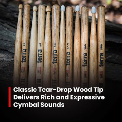 Vic Firth American Classic 5BT Terra Series Drumsticks