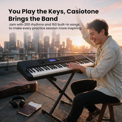 Casio CT-S400 Casiotone 61-Key Portable Keyboard w/ Adjustable Stand