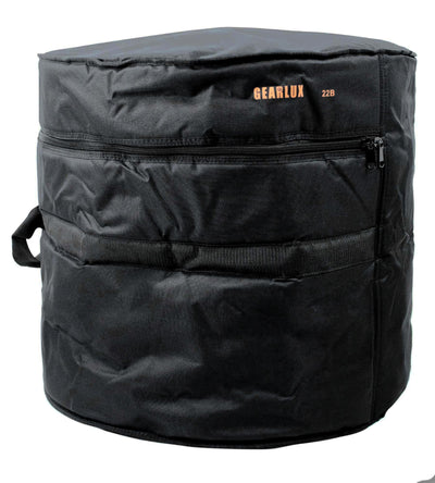 Gearlux 5-Piece Drum Bag Set for 10" Tom, 12" Tom, 14" Tom, 14" Snare, and 22" Bass