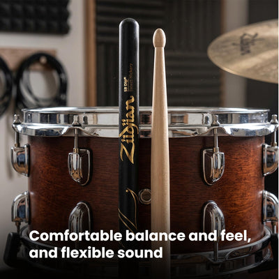 Zildjian 5B Black DIP Drumsticks - 12 Pack