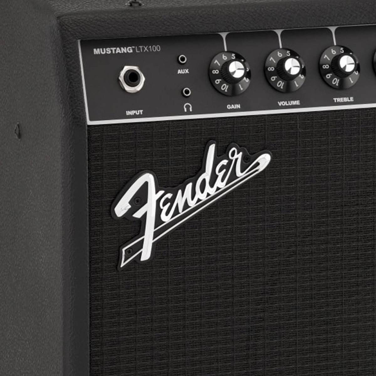 Fender Mustang LTX100 Guitar Combo Amplifier - Black w/ Amperstand Cradle